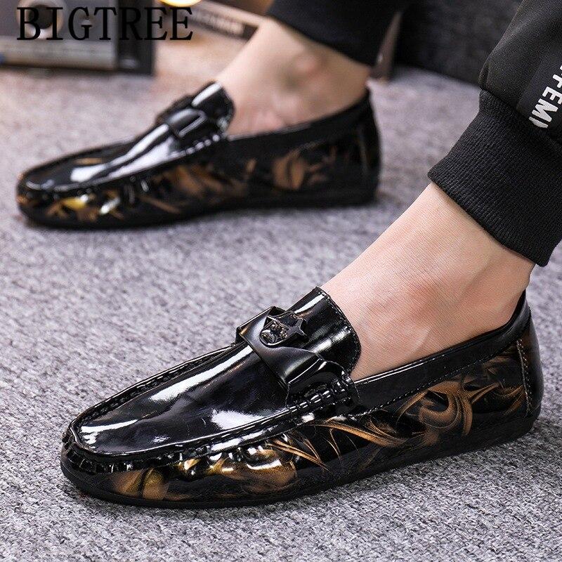 Mocasines Slip On Shoes Hombres Zapatos de lujo Hombres Zapatos de  conducción Moda Zapatos De Charol Hombre Sepatu Kulit Pria Heren Schoenen  Leer comprar a buen precio — entrega gratuita, reseñas reales