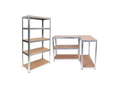 G7030 Metal Garage Storage Rack 5 Shelves 150X30X70 Galvanized