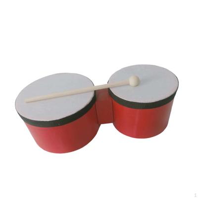 Bongo Drum Musical Educational Instrument Accompaniment Sturdy Percussion Bongos for