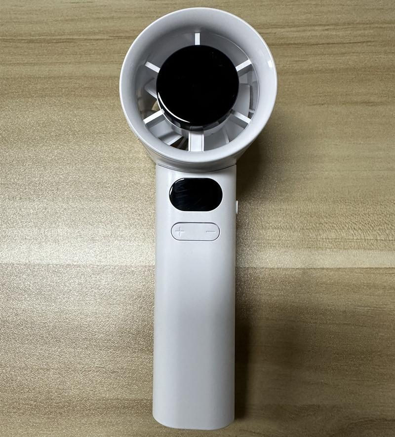 NEW Hand Fan 120 Wind Speeds Mini Bladeless Handheld Fan USB Rechargeable Highspeed Fans with LED Display Electric Eyelash Fan