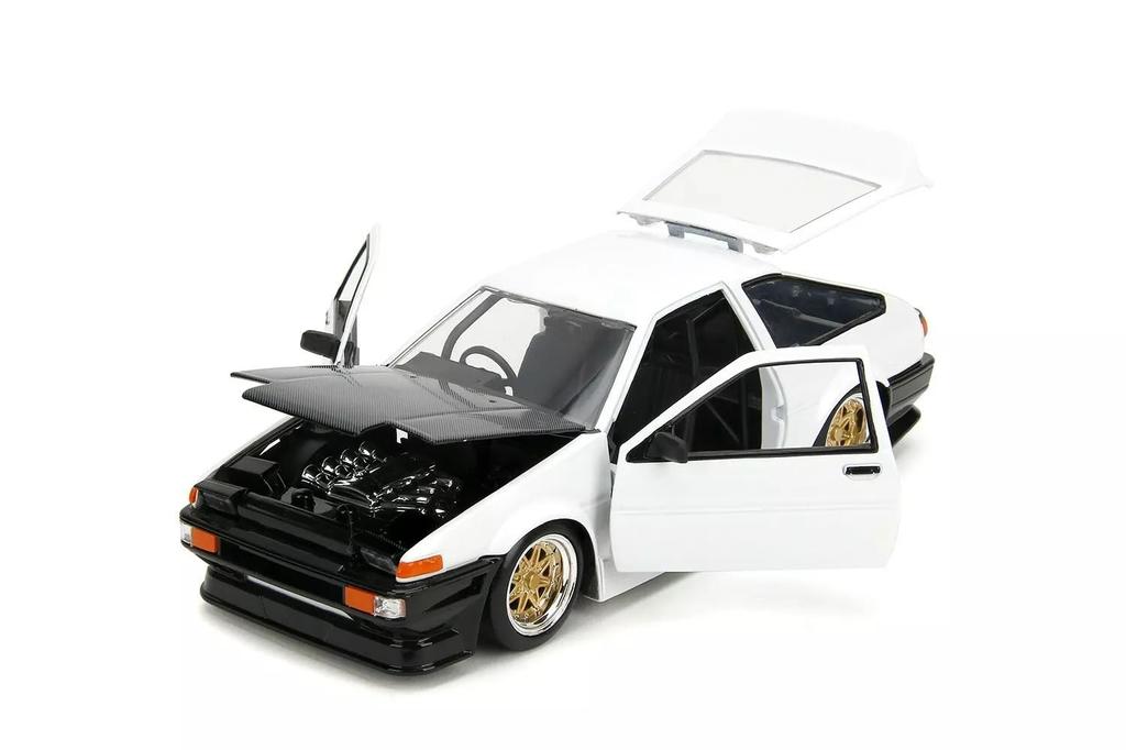 JADA TOYS Toyota Trueno AE86 Hachiroku White Trueno AE86 JDM Tuners Mini Car 35956 1/24 [Položka]