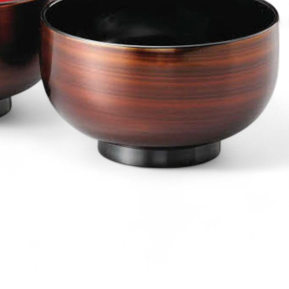 Set of 2 Lacquerware Dishwasher Made in Japan J-kitchens Bowls, Hand-Painted, Safe, PID-528916,