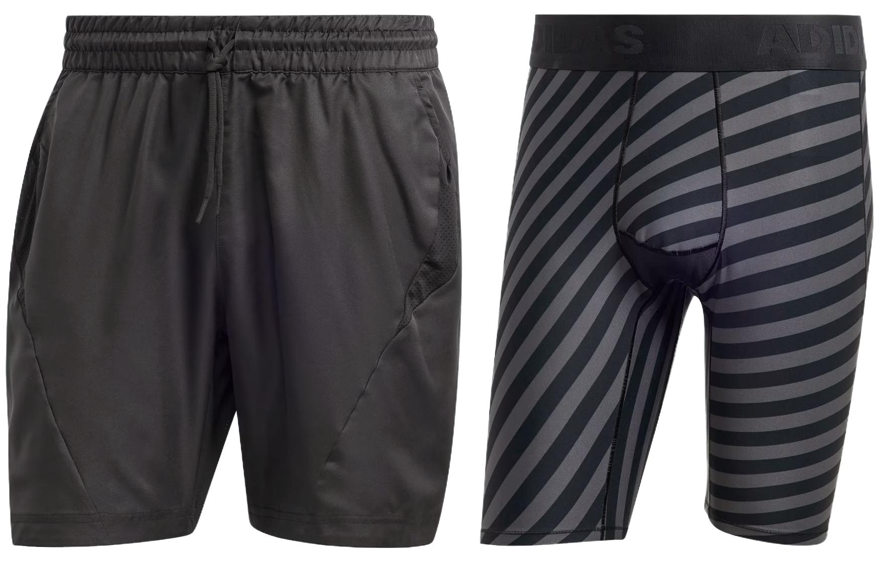 Adidas AEROREADY Two in One Pro Shorts Sports Shorts Men s Black IB5493 L