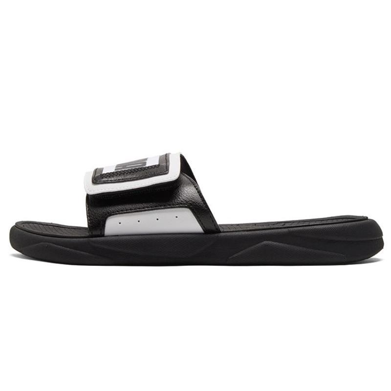 PUMA Royalcat Unisex Rubber Sole Sports Slides Black White 386712-01 37 gray