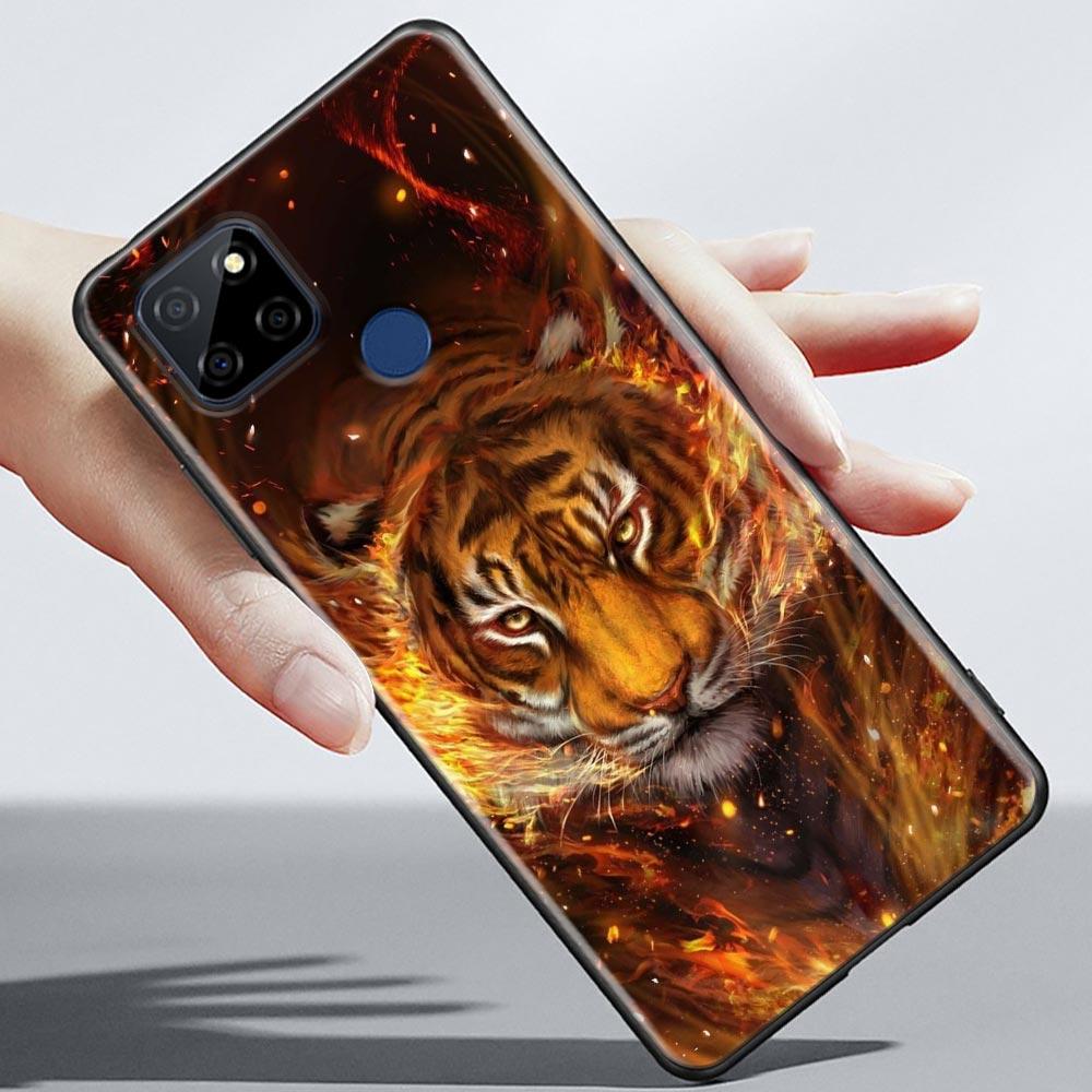 

Чехол Tigre Wolf Lion Animal для Realme C21Y C21 C25 C20 C15 C12 C11 C1 GT Master Neo Neo2 5G Funda Capa Silicone Cases Realme C1(Oppo A3s)
