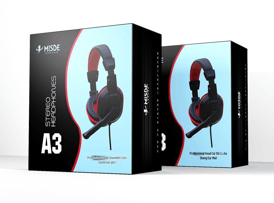 Cross-Border A3 Headset: Head-mounted Laptop & Gaming Headset with Microphone