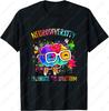 Autismus Awareness Neurodiversität Feiere das Spektrum Gehirn T-Shirt Harajuku Grafik Top Herrenkleidung Atmungsaktive Oberteile