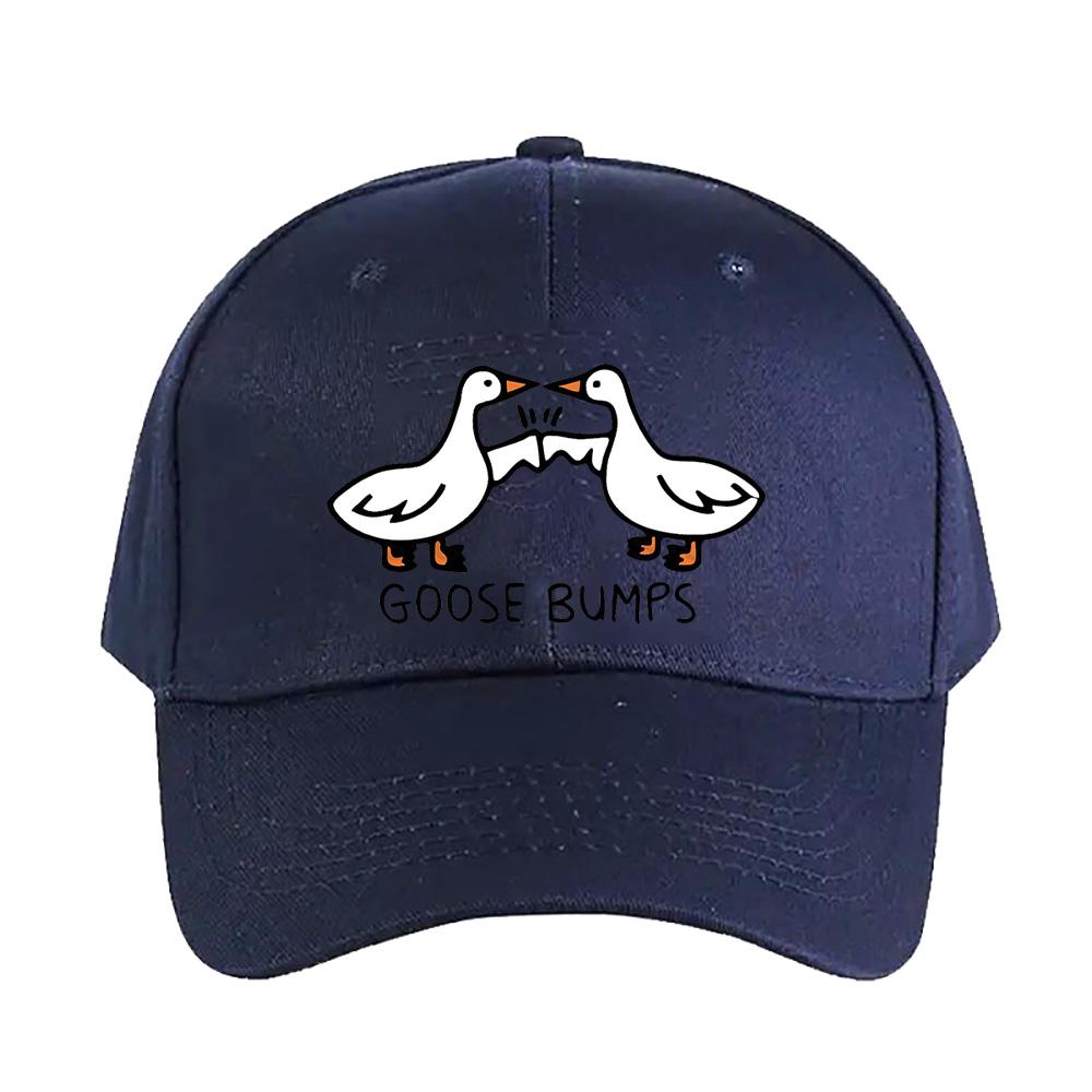 Goose Bumps Caps Summer Adult Baseball Cap Adjustable with Curved Brim Duckbill Hat Protection Sun Hats Casual