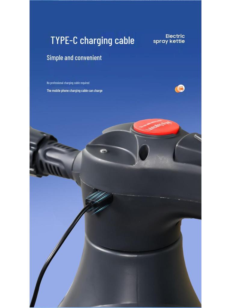 Wireless Electric Foam Sprayer: High-Pressure, Durable for Car Wash & Gardening