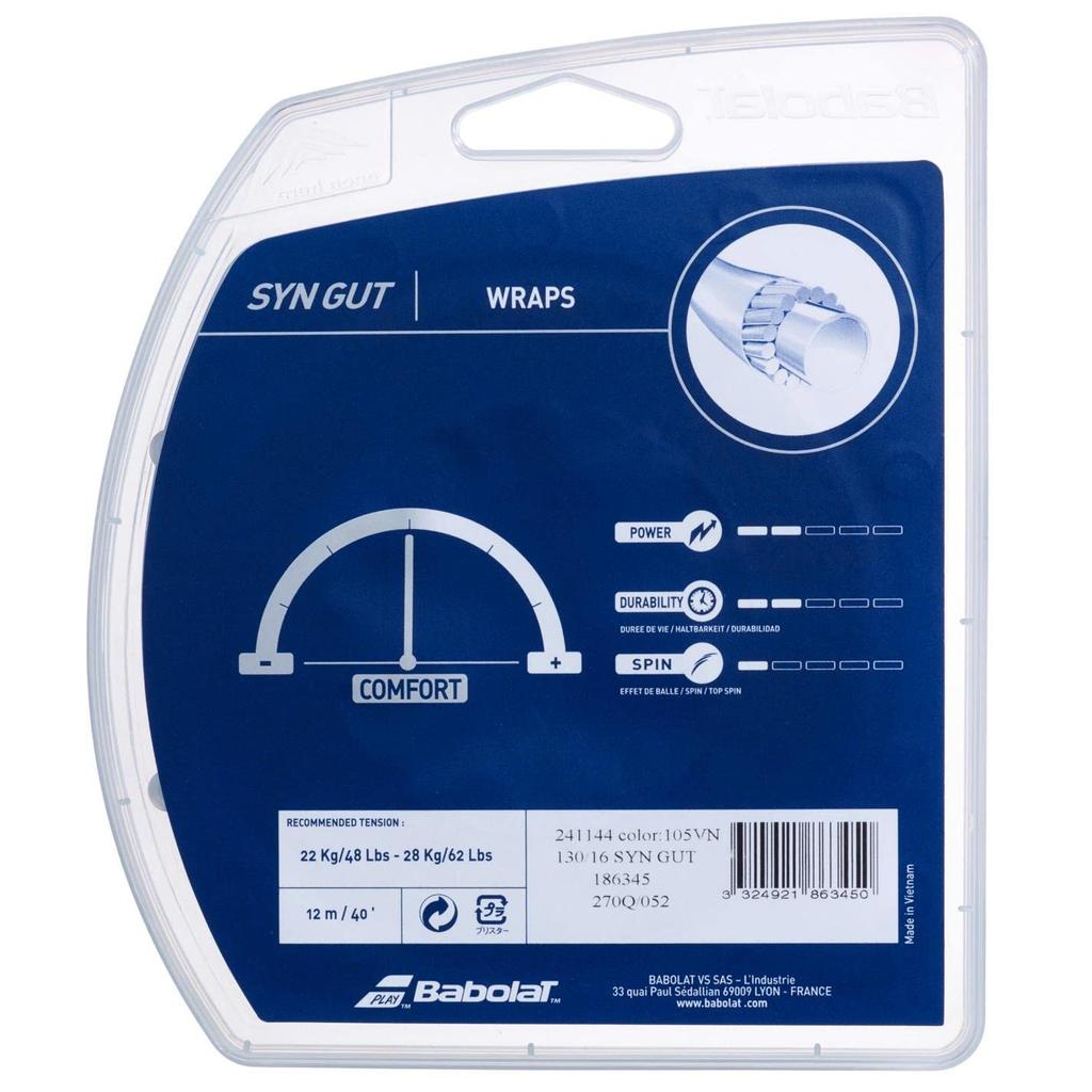 Babolat Tennis Gut String SYN GUT 12m Single String 241144