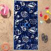 Toalla de playa de microfibra, Toalla de baño de piscina con estampado de gran tamaño, de secado rápido, súper suave, muy absorbente, de doble cara