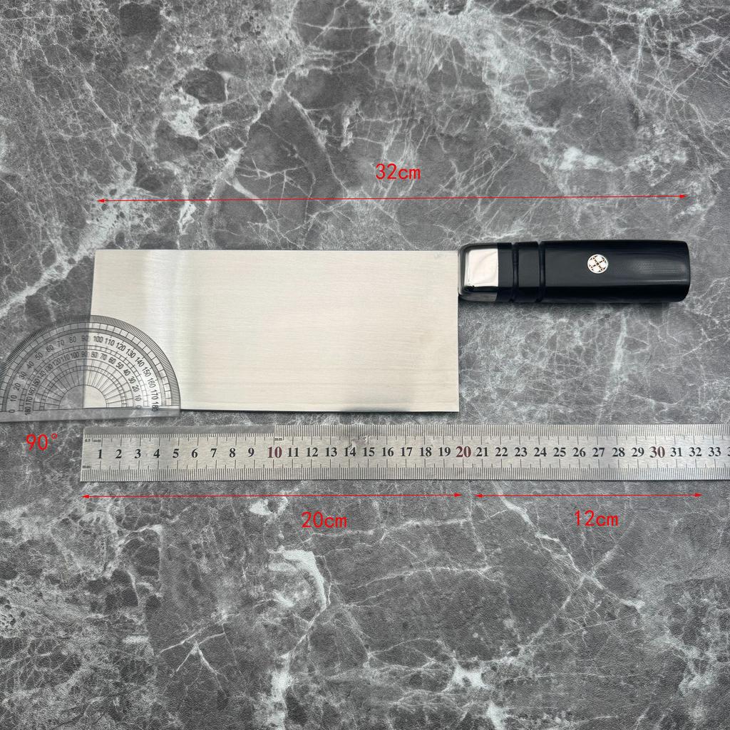 8 Inch Slicing Knife Welding S35VN Powder Steel Blade G10 Handle Chef Cutting Vegetables Cleaver Meat Handmade Kitchen Knife