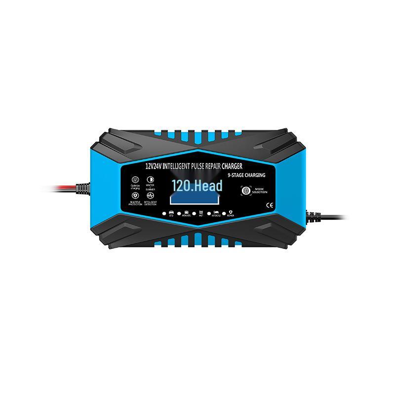 

Интеллектуальное импульсное зарядное устройство для свинцово-кислотных автомобильных аккумуляторов 12 В/24 В, девятиступенчатая оптимизация