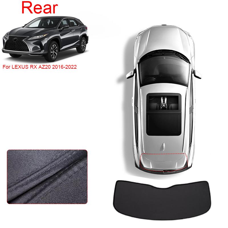 Car Black Windows Privacy Sunshade For LEXUS RX AL20 ALA10 2016-2026 Anti-UV Heat Insulation Protect Cover Interior Accessories