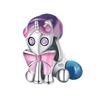Copper Fairy Tale Town Series Colorful Musical Notation Charms Beads Fit Brand Original Bracelets Fashion Jewelry