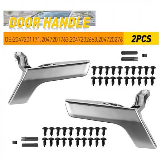 Pair Left & Right Side ide Door Handle Repair Kit For Mercedes C250 C300 C350