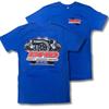 Dirty Hooker Diesel T-Shirt Blue Turbo Racing Graphic Tee 2 Sided