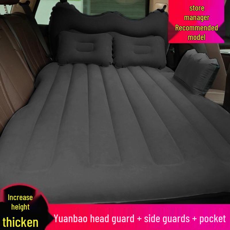 Rear Seat Car Inflatable Mattress - Foldable Travel Sleeping Pad for Car Interior