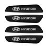 2Pcs 3D Metal Car Body Badge Stickers Trunk Emblem Decals Auto Accessories For Hyundai Tucson IX35 Rena GV70 Kona SONATA I30 I20 lk1