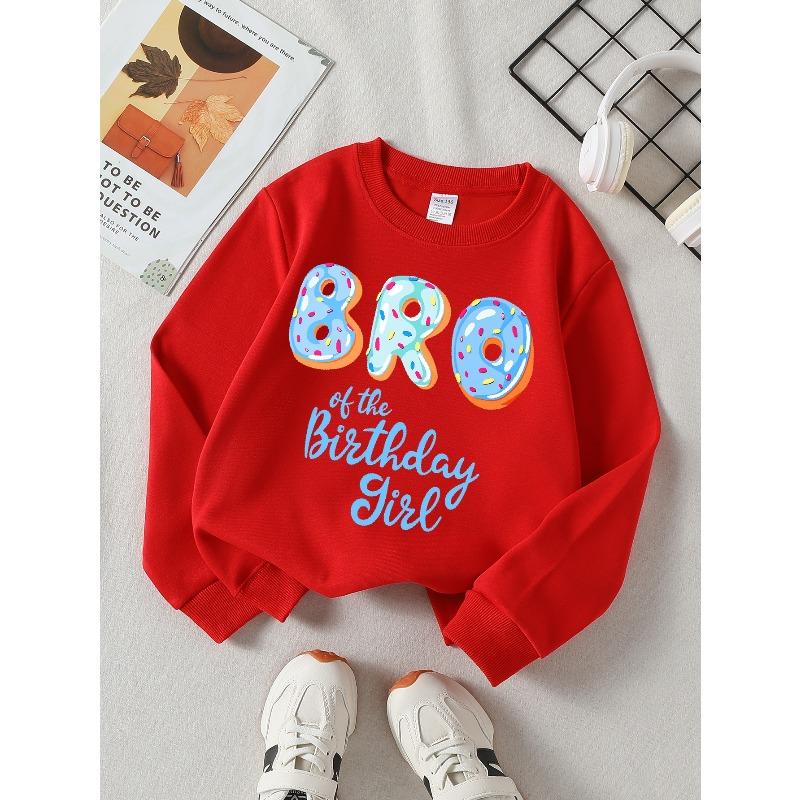 Kids Sweatshirt,Crew Neck Sweatshirt , Featuring a Stylish Autumn And Winter Design,Fashion Pattern Tops 110