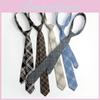 Childrens Plaid Tie With Lattice Pattern For Spring School Uniforms