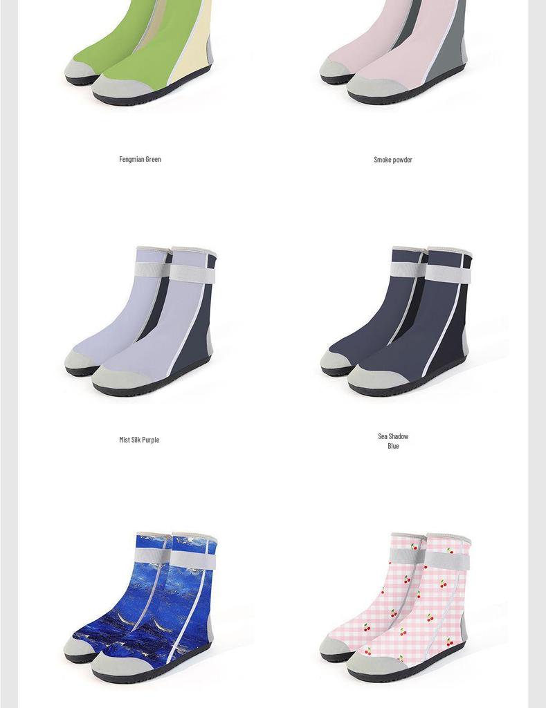 Unisex Quick-Dry Non-Slip Beach & Yoga High-Top Shoes: Soft, Cut-Resistant, Ideal for Swimming & Wading.