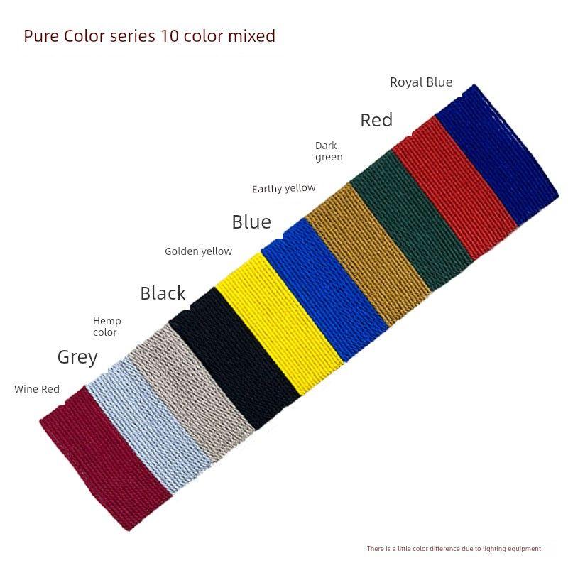 

20 Colors Mixed Tibetan Style Hand-Rub Cotton Thread Hand-Woven Wenwan Thread Rope Hand-Woven DIY Carrying Strap Tassel Decoration 10 pure color series -1.0mm per treaty 2.5 meters