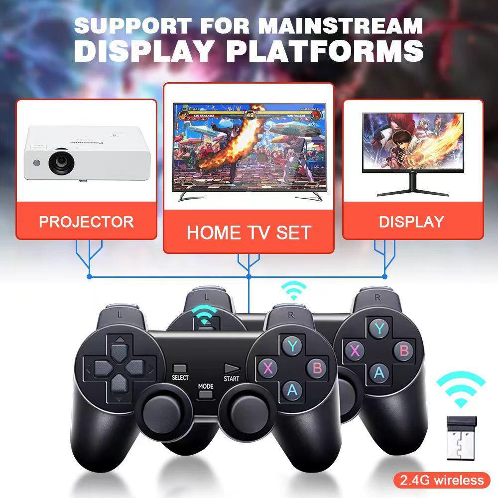 New M8 Wireless Retro Arcade Two-Player Game Console Joystick for PS1 (HD Home Edition)