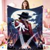 Michael Jackson Pop Printed Flannel Blanket Cozy Comfortable Fleece Blanket For Office Sofa Home Decor Memorial Gift