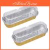 10pcs Withwithout Pans Loaf Mini Lids Rectangle Aluminum Foil Baking Pans Reusable Mini Bread Containers Muffin Tins