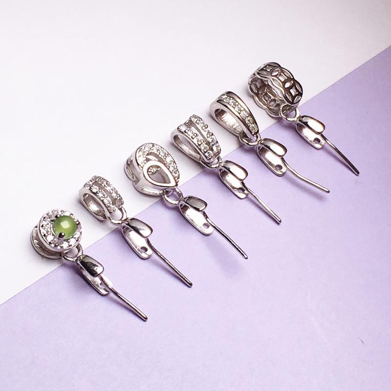 Buddha's Belly Jadeite S925 Pendant & Guanyin Necklace with Silver Buckle