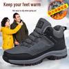 Men's Winter Waterproof Non-Slip Cotton Sports Boots for Elderly