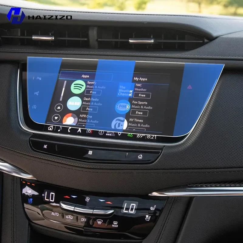 For Cadillac XT5 2016-2024 Tempered Glass Car Navigation Screen Protector Film Dashboard Monitor Screen Protective Film refit