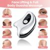 Heated Vibration Facial Scraping Tools Double Chin Face Massager  Neck And Facial Relaxation