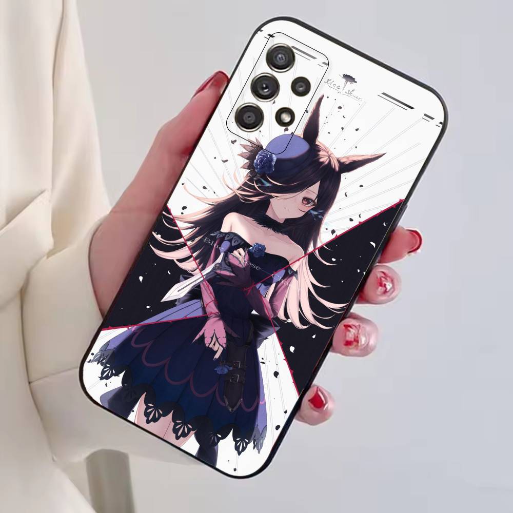 Game U-Umamusume:Pretty Derby Phone Case For Samsung S25,S24,S21,S22,S23,S30,Ultra,S20,Plus,Fe,Lite,Note,10,Black Cover