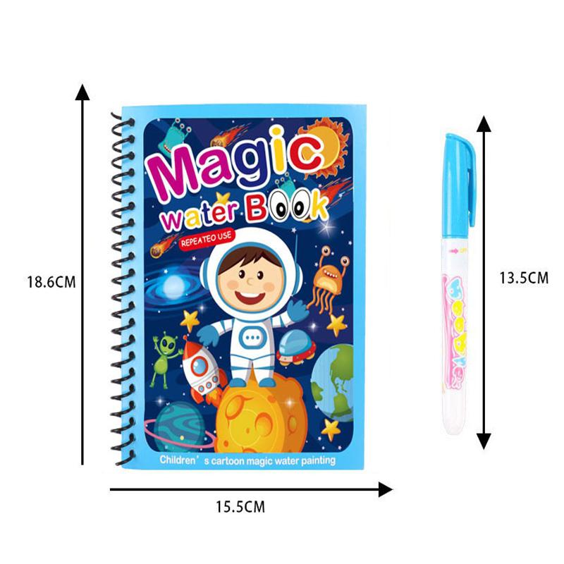 Top-Grade Reusable First-Class Magic Top-Grade Water High-Standard Drawing Superior-Grade Coloring High-Standard Book Youngsters High-Standard