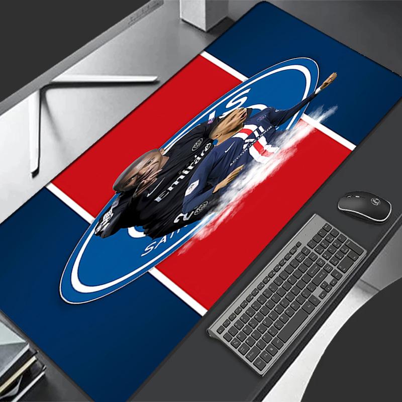 Kylian Mbappé Theme Premium Non-slip Mouse Pad with Stitched Edges,Durable Rubber Material,for Desktop & Gaming Great Gifts