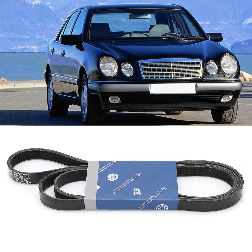 Serpentine Belt 0019937896 Black Synthetic Rubber Replacement for Cherokee XJ 2.5 1995 10‑2001 09