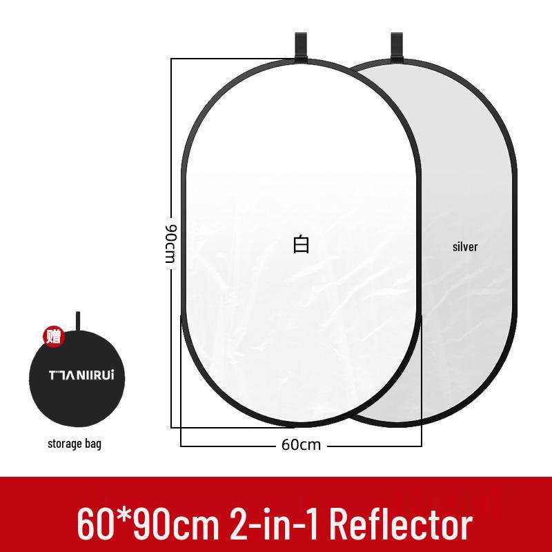 Foldable 5-in-1 Photography Reflector for Studio & Portrait Lighting