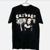 Garbage Band Concert 1side Unisex Cotton Oversized Unisex Streetwear Trendy Cotton Y2k Short Sleeves Classic Streetwear