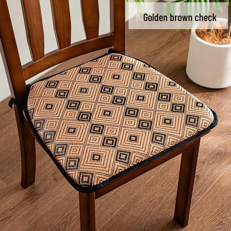 2026 Durable Rattan Summer Seat Cushion - Non-Collapsing, Dirt-Resistant, Easy-to-Clean for Office and Long Sitting Comfort