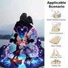 1pc Mickey Printing Blanket - Soft, All-Season Throw for Office Blanket, Personalized Gift with Adorable Cartoon Design