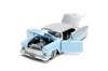 Big Time Muscle 1:24 1955 Chevrolet Bel Air Diecast Car - Kids and Adults Toy (Light Blue)