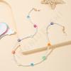 Candy Color Soft Pottery Mask Rope Glasses Chain, Colored Crystal Neck Mask Chain Anti-lost Glasses Rope