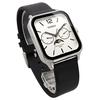 [CASIO Standard Moon Phase Moon Phase Analog Men's Watch MTP-M305L-7AV Black Leather Band Silver ...