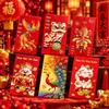 6PCS/Set Chinese Style Red Envelopes Lucky Cash Gift Envelopes New Year Red Packets  Spring Festival