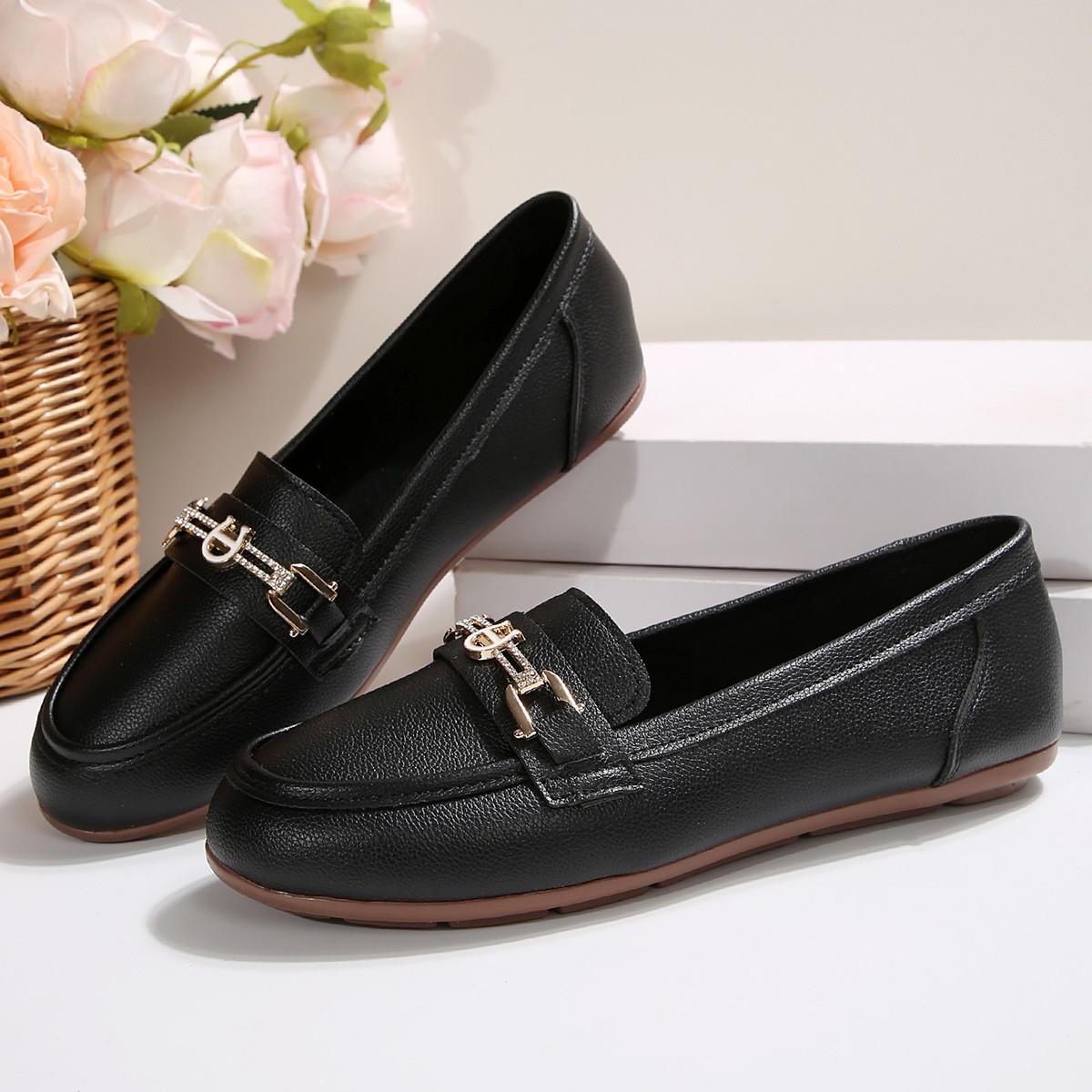 

Модная кожаная танкетка женские балетки модная черная женская обувь слипоны женская повседневная обувь мокасины теннисная обувь chaussure femme большой размер 43 чёрный