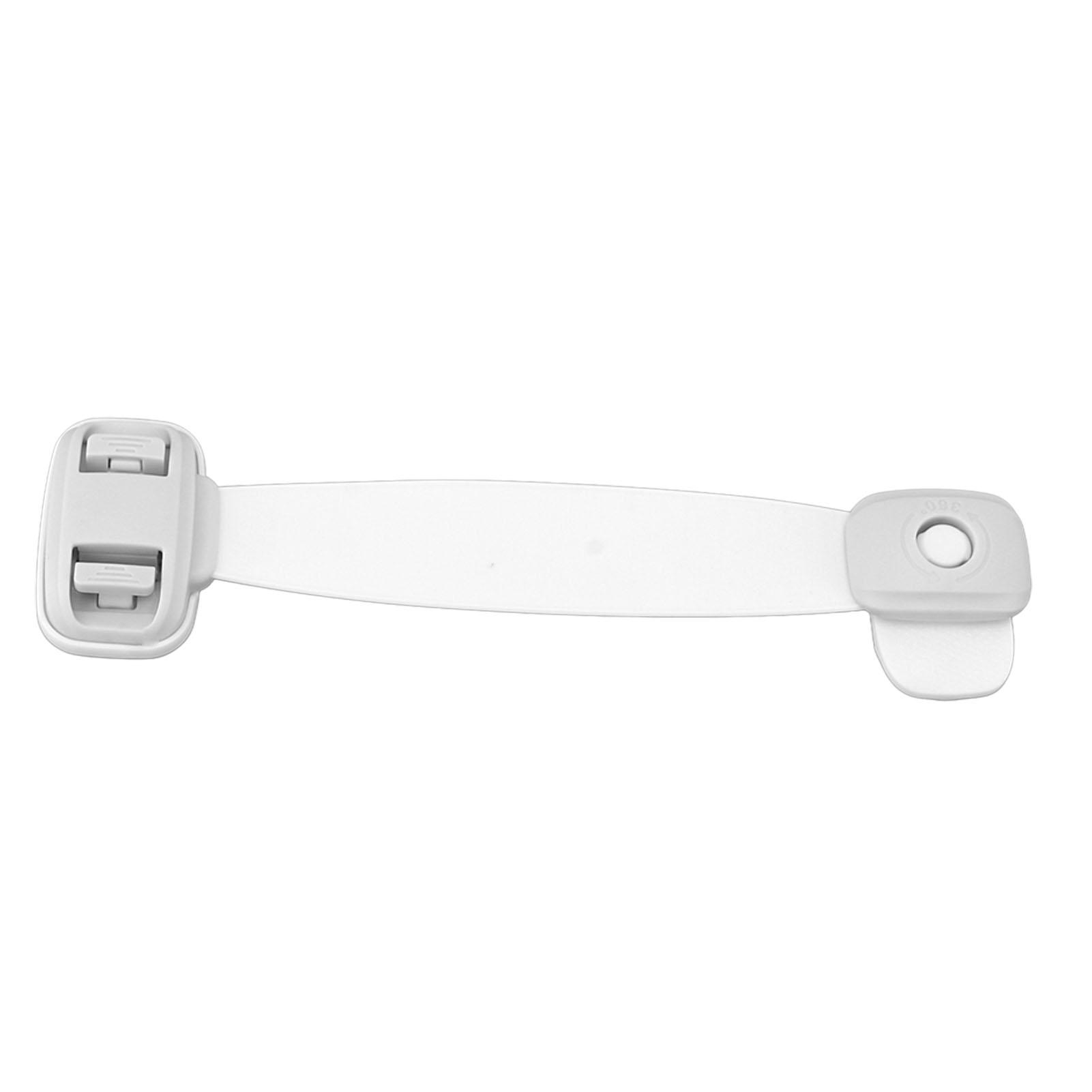 

5pcs Child Strap Locks Double Button Baby Proof Cabinet Lock Pinch Multi Purpose Adhesive