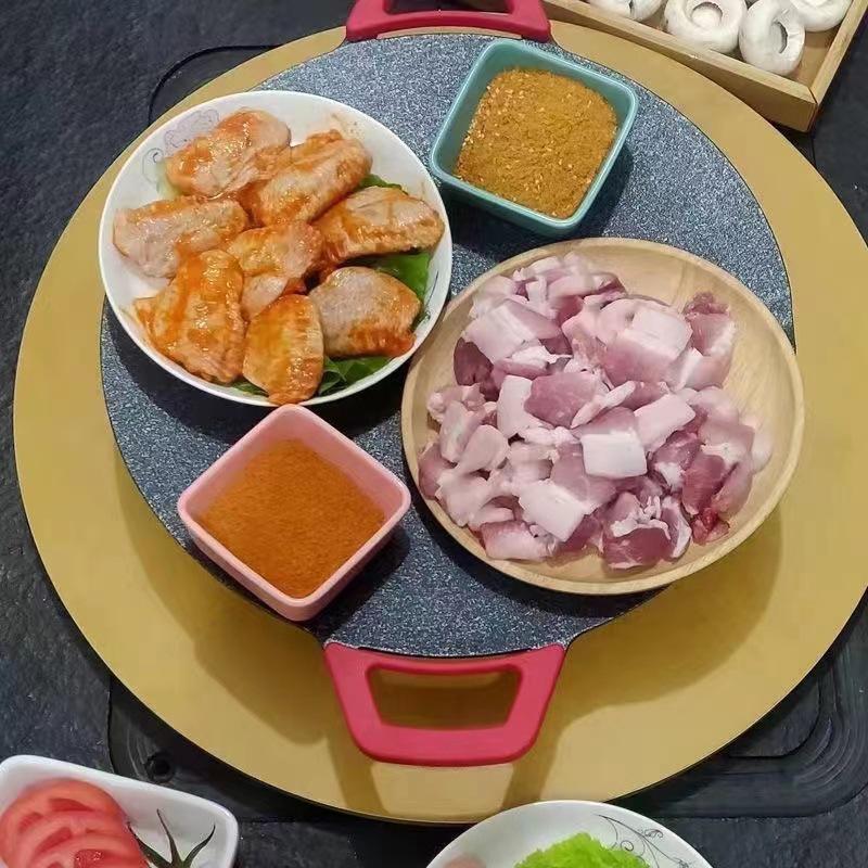 Korean Electric BBQ Grill: Outdoor/Indoor Non-Stick Multi-Function Cooking Tray for Students & Home Use