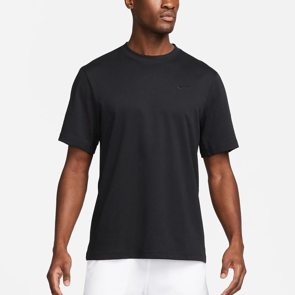 Nike Solid Color Pullover Short Sleeve Crew Neck T-Shirt Men Tops Black DV9831-010
